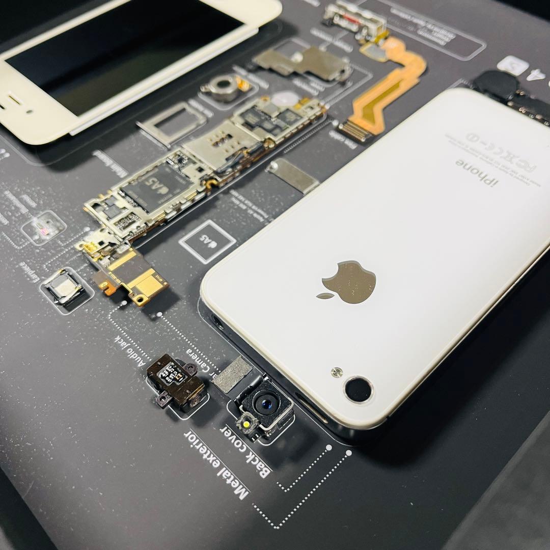 iPhone 4s White 標本アート ボックスフレーム仕様 (スクエアS)