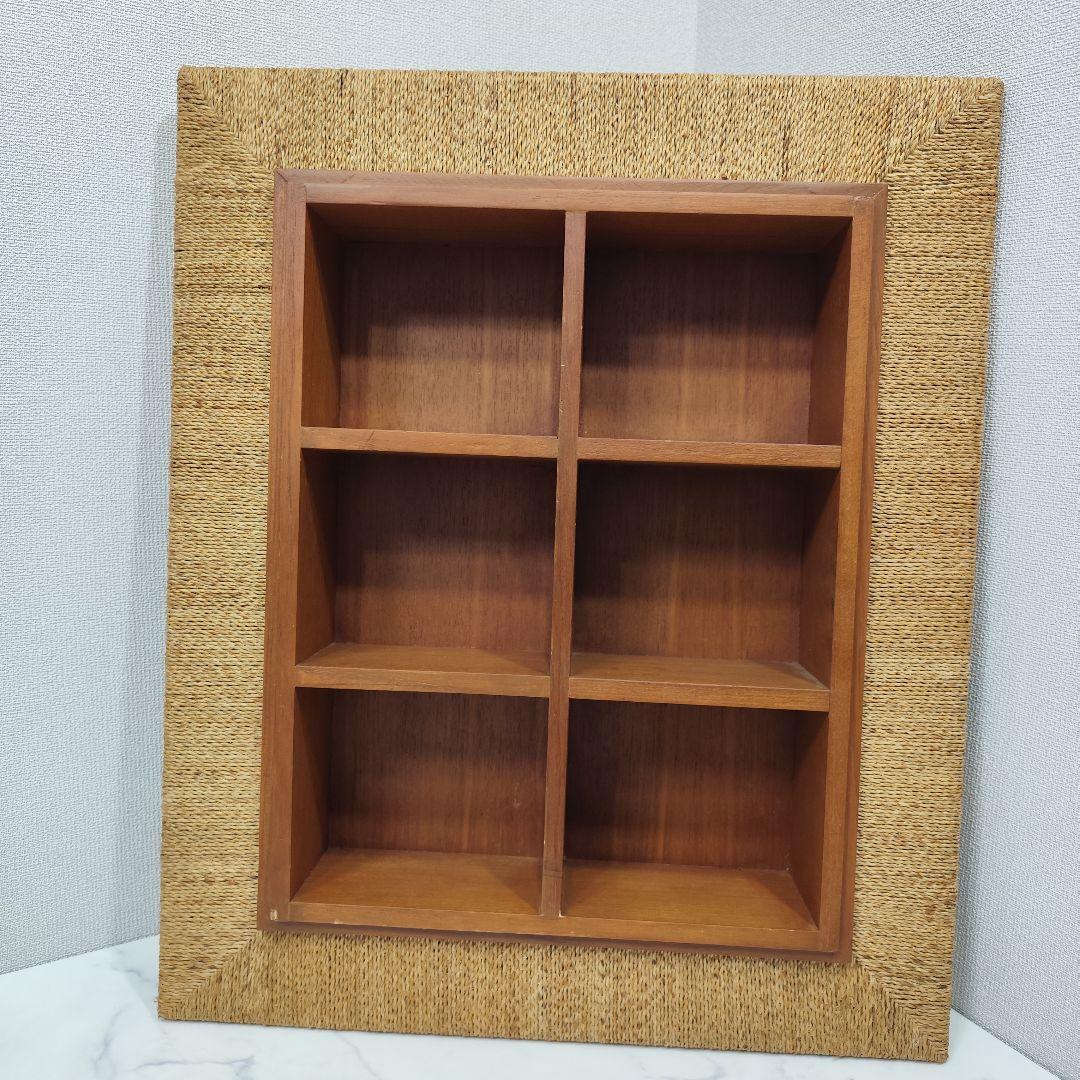 パーフォマックス ウォーターヒヤシンス 壁掛シェルフ ライトブラウン×ブラウン