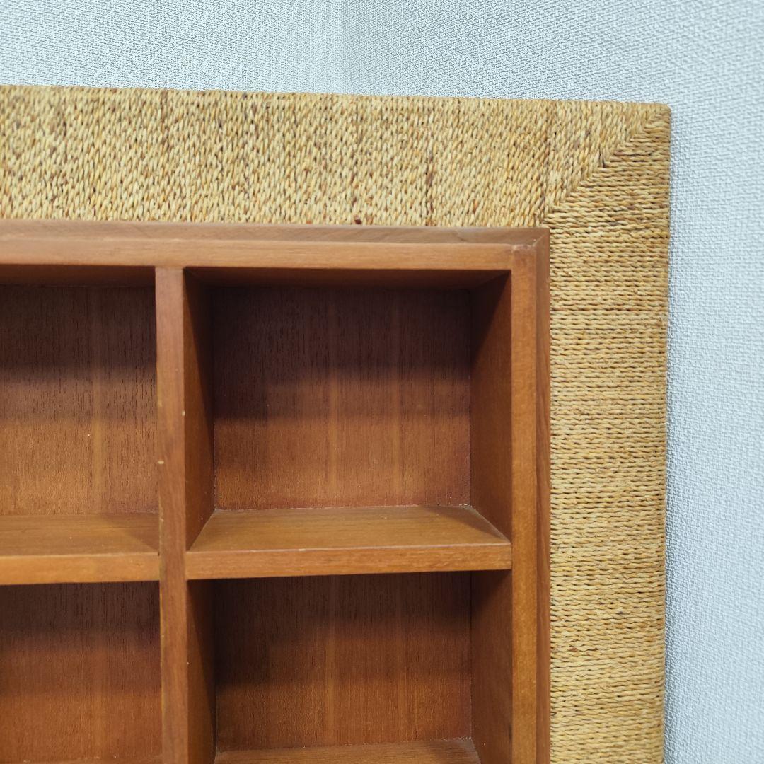 パーフォマックス ウォーターヒヤシンス 壁掛シェルフ ライトブラウン×ブラウン