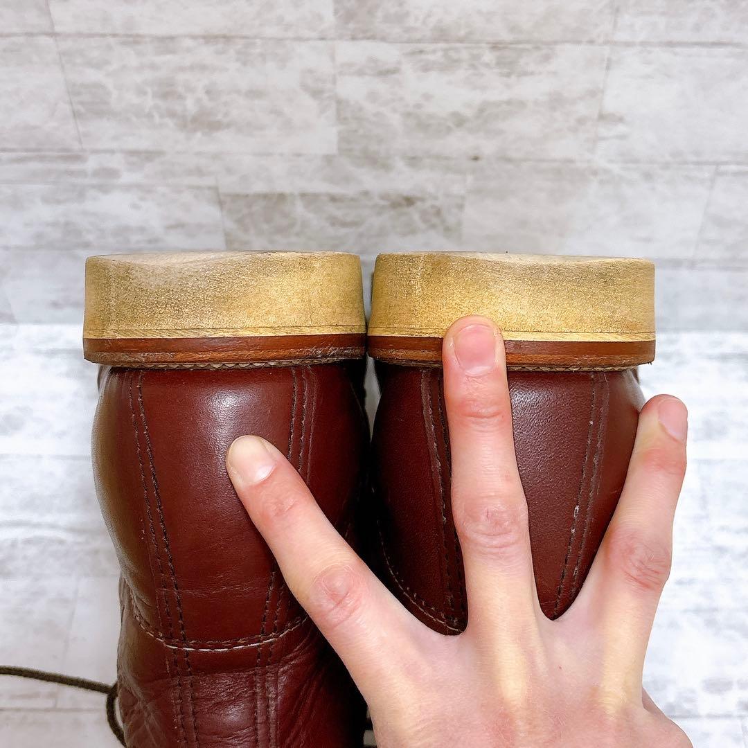 80’s✨Chippewa 黒タグ 刺繍タグ モックトゥ USA製 27cm