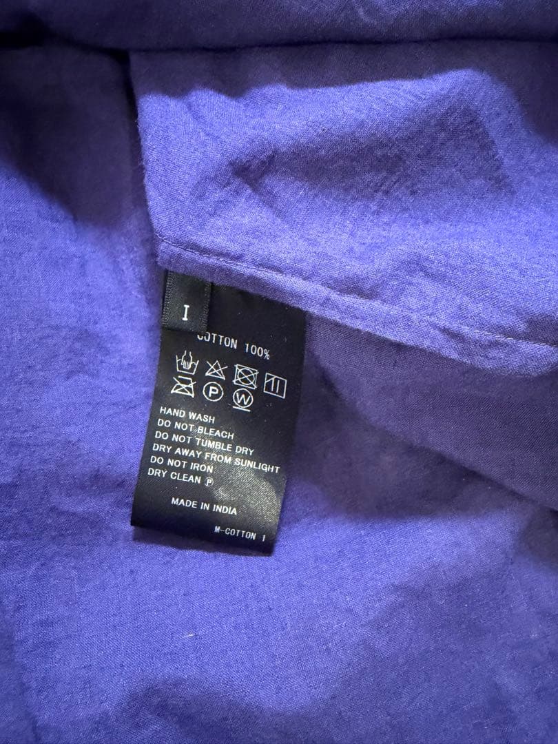 美品　maison de soil メゾンドソイル　コットンピンタックブラウス