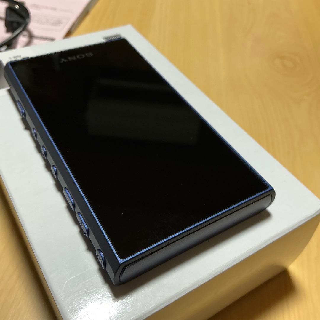 SONY NW-A306 32GB ブルー 保護フィルム シリコンケース等付き