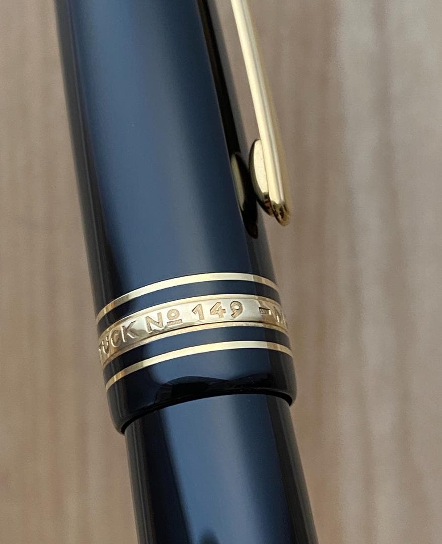 超美品 西ドイツ製 モンブラン 149 18K 極細字 750 吸入式 万年筆