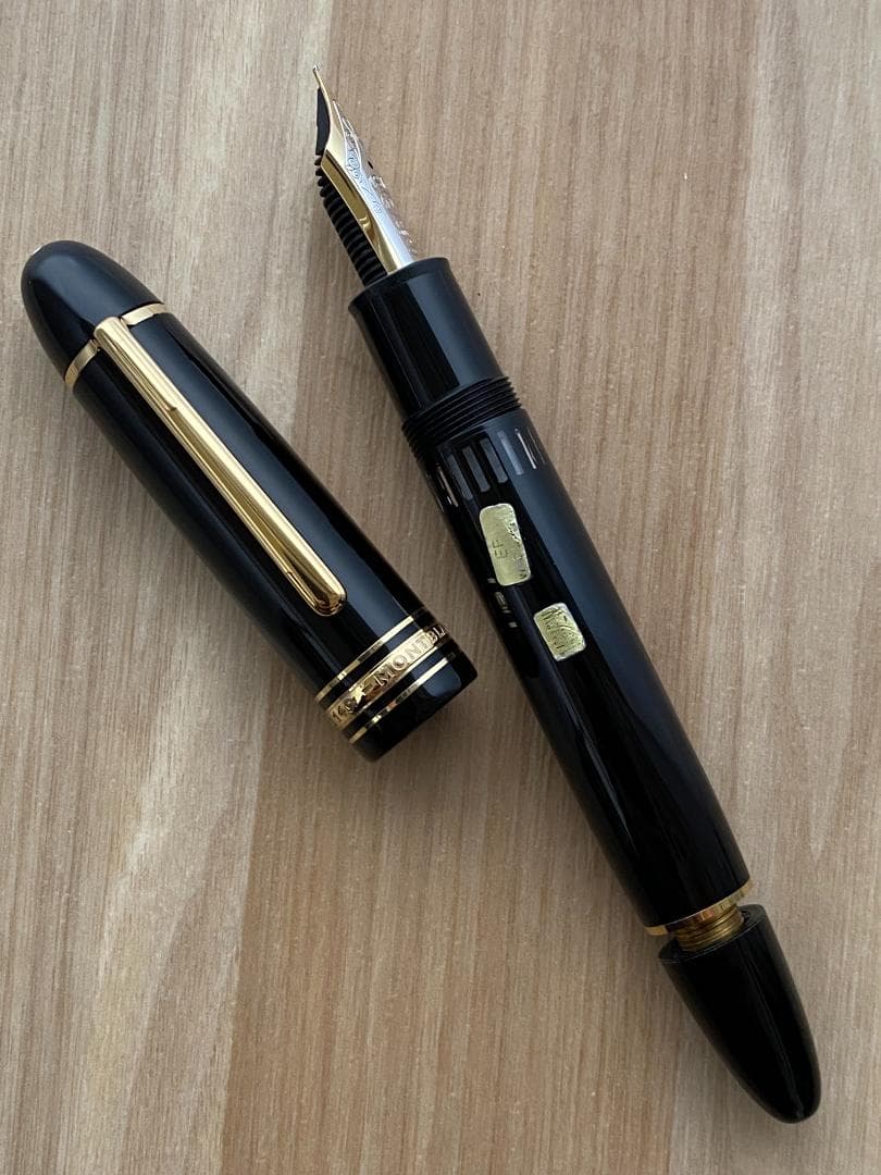 超美品 西ドイツ製 モンブラン 149 18K 極細字 750 吸入式 万年筆