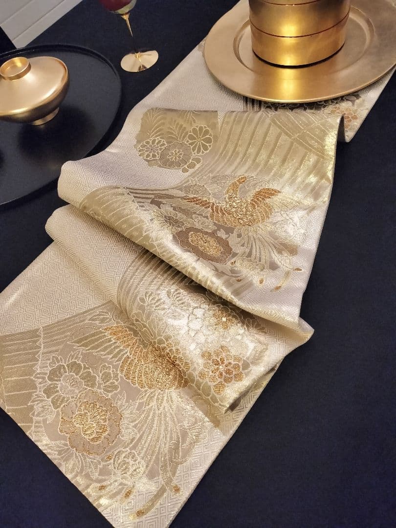 kairorisuA684★逸品‼️豪華刺繍‼️ひな祭り‼️正絹2m9cm