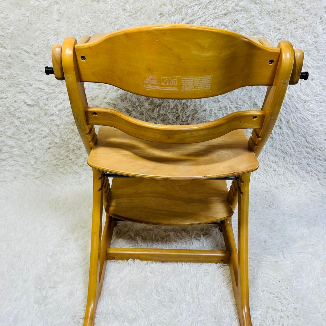 【美品】大和屋 すくすくチェアプラス テーブル付き ハイチェア