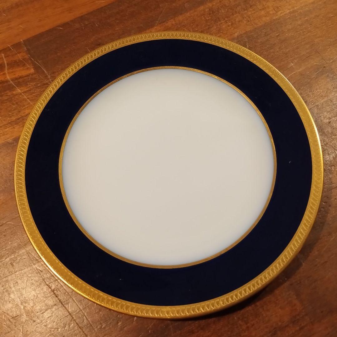 大倉陶園　瑠璃　エンボス 皿　プレート　約20cm 6枚