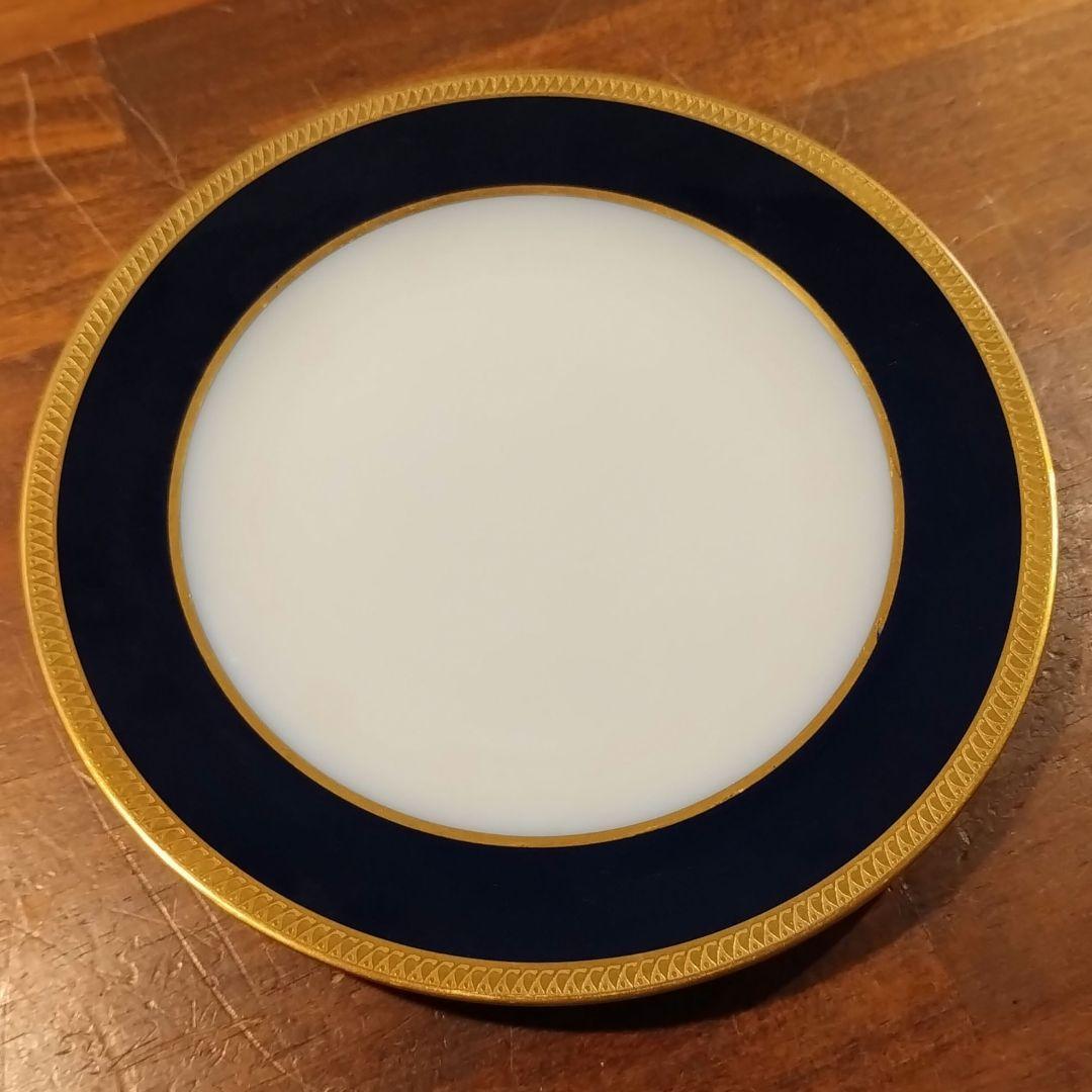 大倉陶園　瑠璃　エンボス 皿　プレート　約20cm 6枚