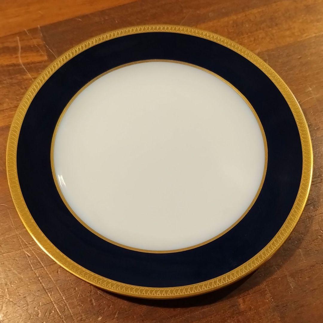 大倉陶園　瑠璃　エンボス 皿　プレート　約20cm 6枚