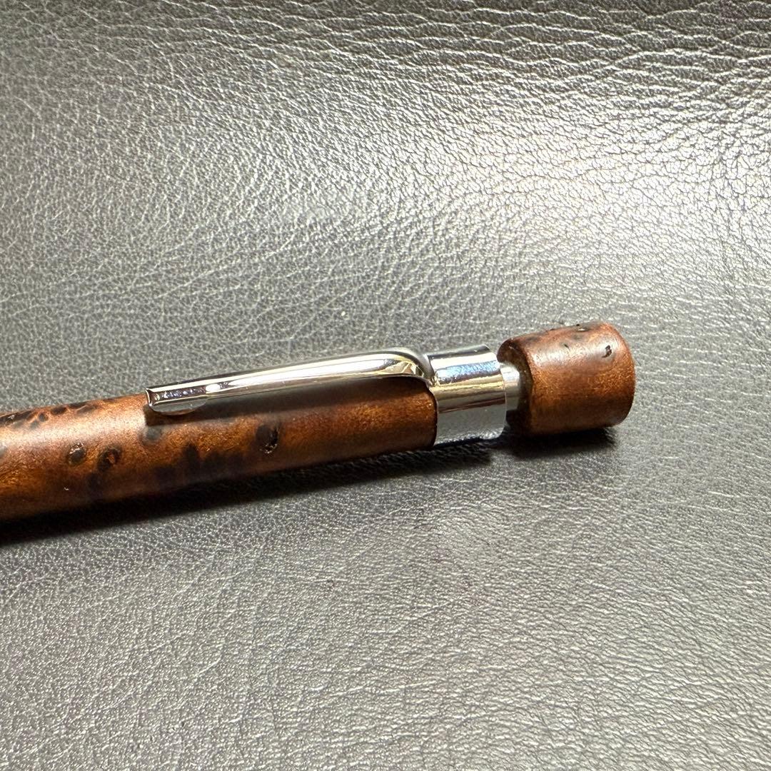 hone194台湾樟葡萄杢　瘤　最強低重心　溝付き　真鍮　瘤の欠け多い