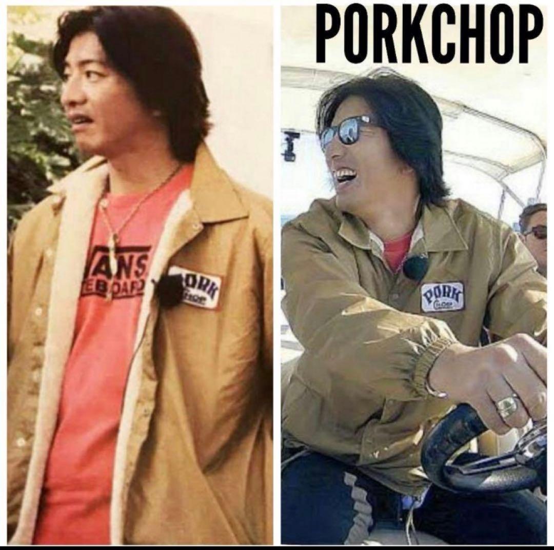 ト*ル様 PORKCHOP ポークチョップ ナイロン　コーチジャケット　Lサイズ