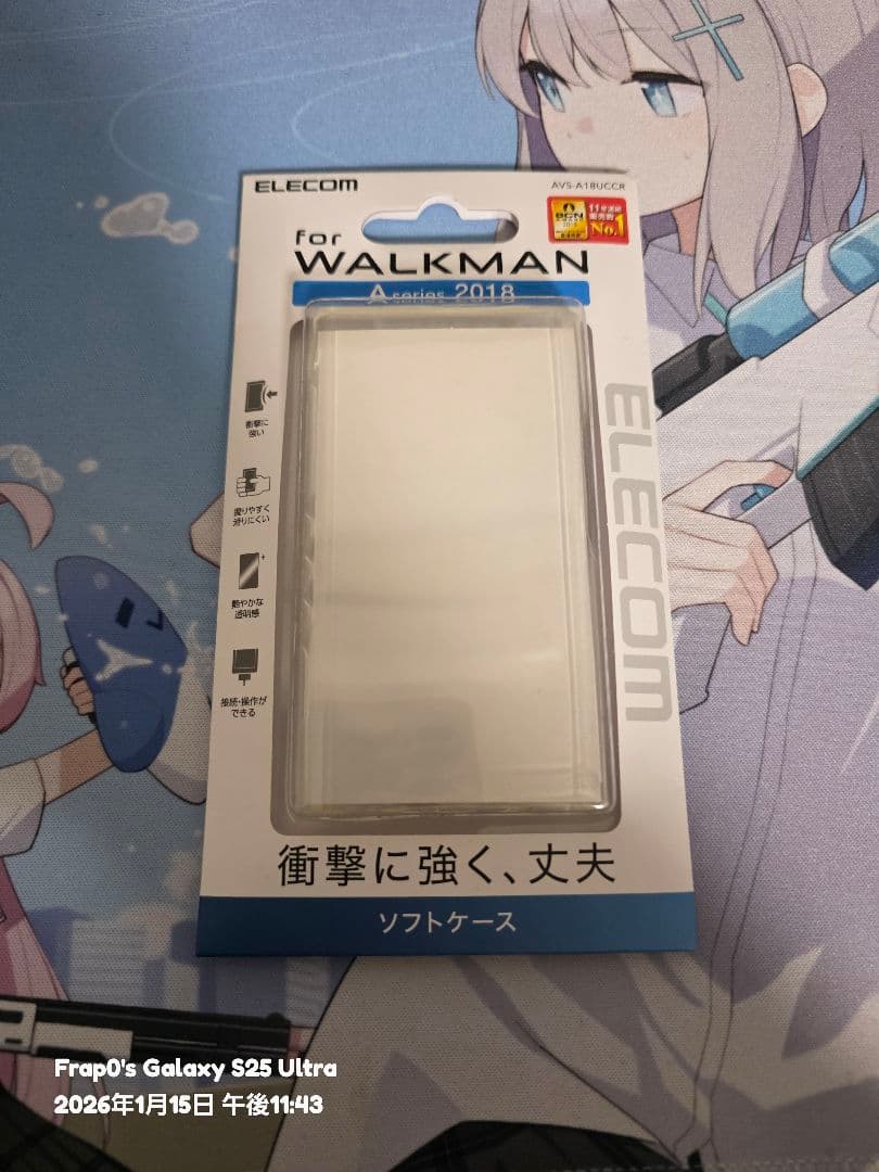 ソニー ウォークマン NW-A55 ブルー