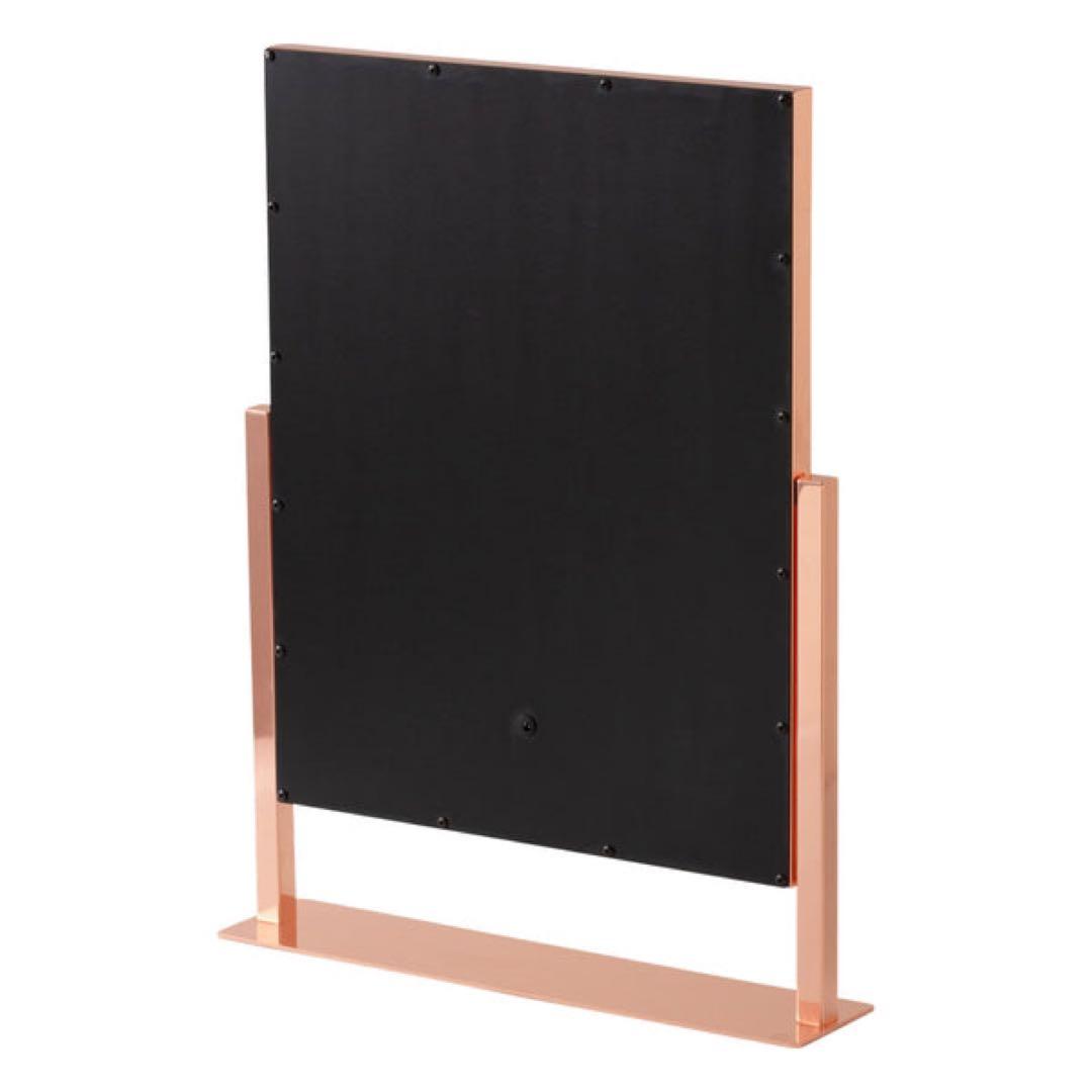 Francfrancハリウッドミラー L ピンクゴールド