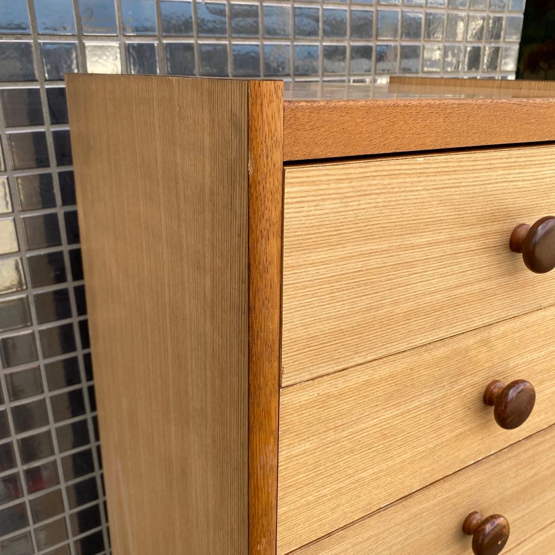 昭和レトロ 木製8段チェスト 引き出し 収納 家具 インテリア