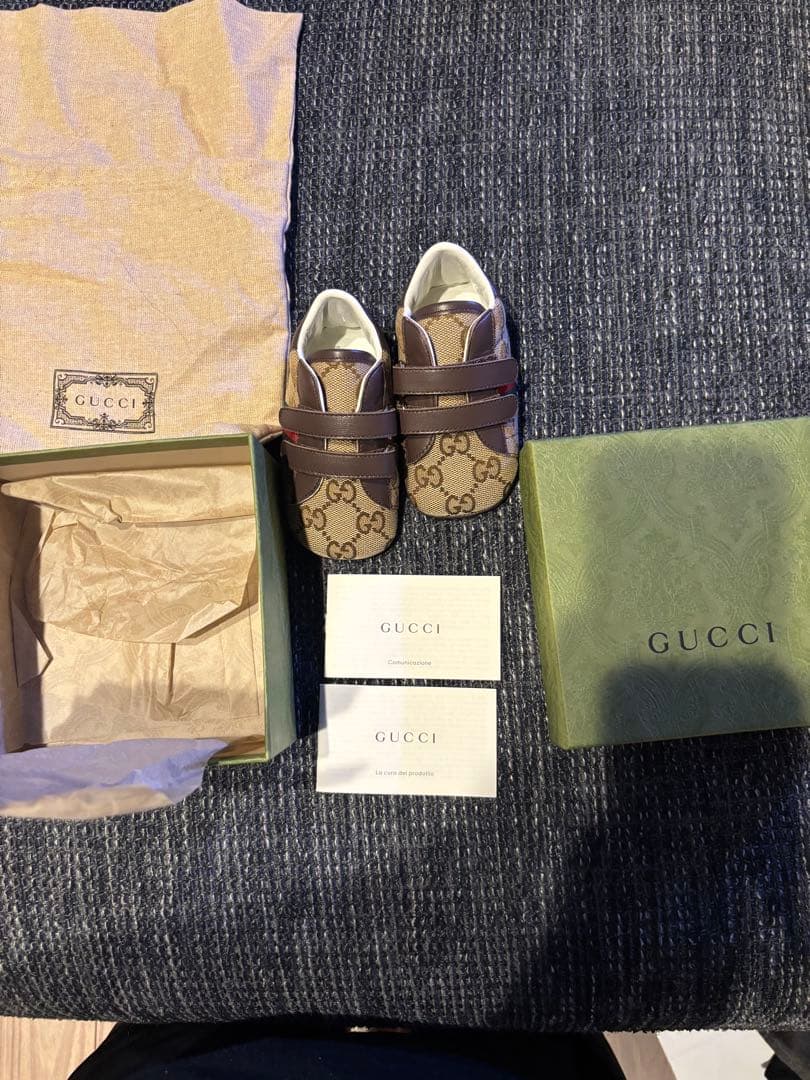 GUCCI GGキャンバス柄スニーカー