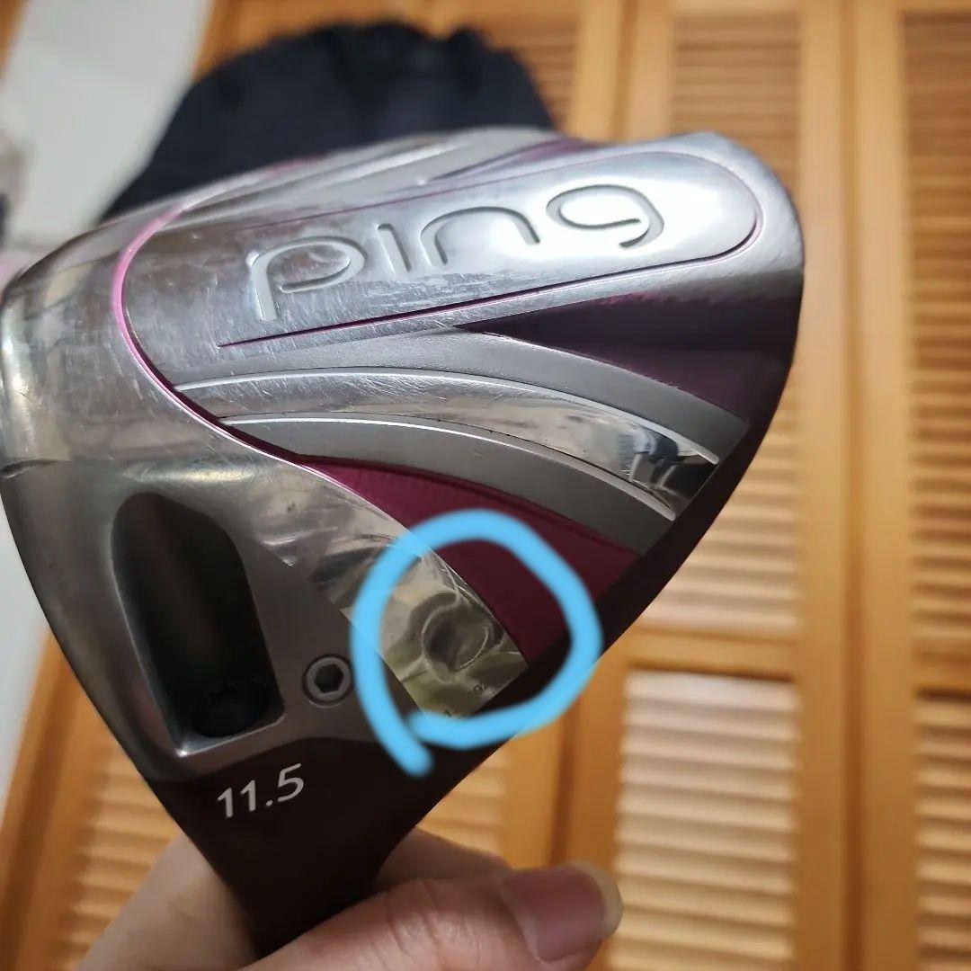 PING GLe 11.5度 ドライバー　レディースレフティー