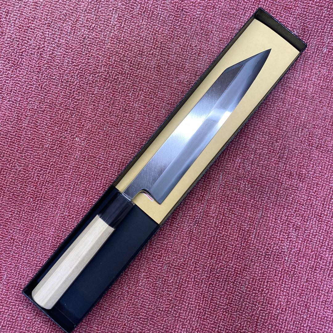 銀三　勘所切付型特製万能和包丁　210㎜　7寸