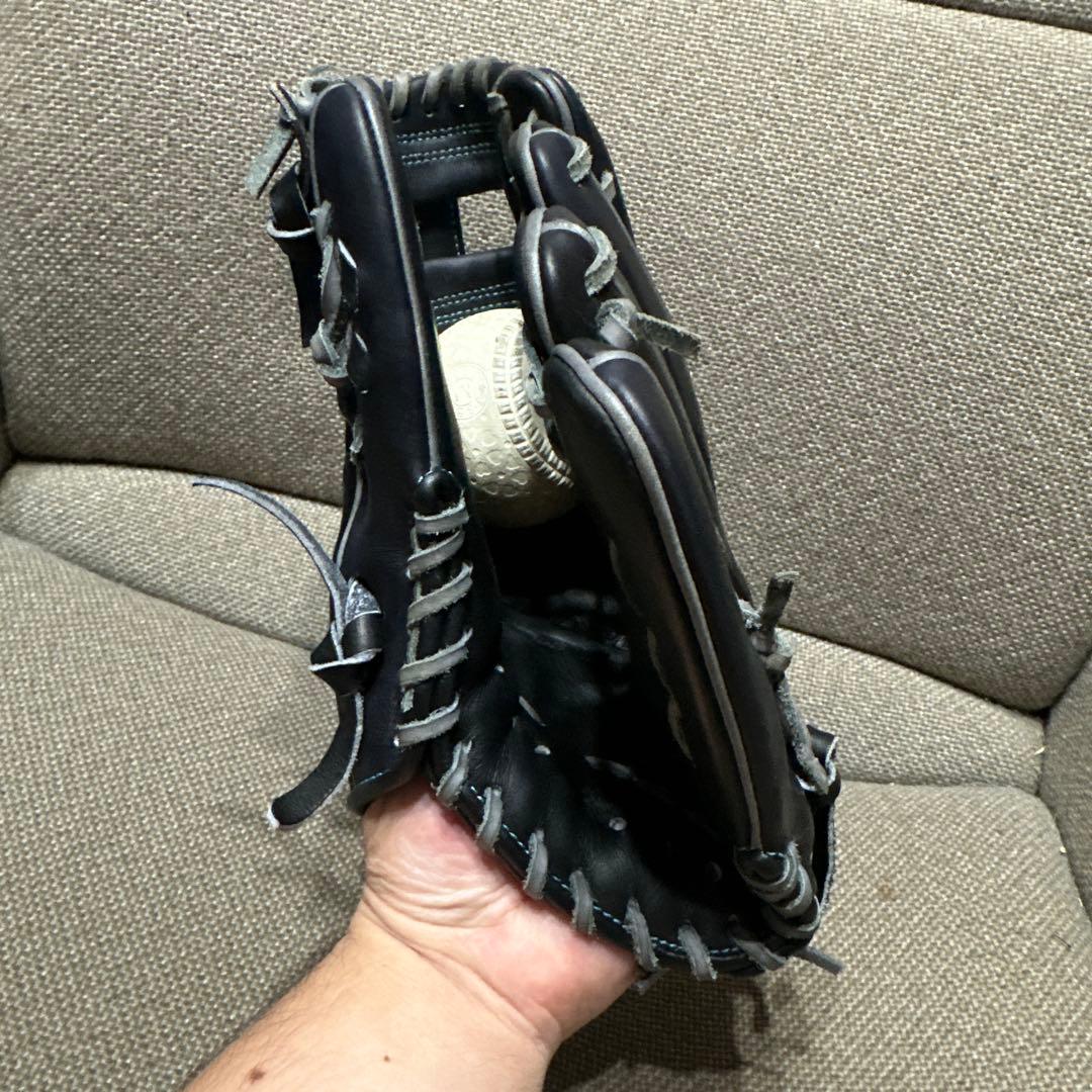 値下げ不可【中古】SSK一般軟式内野 761型 矢野田中型 オーダー(訳有)