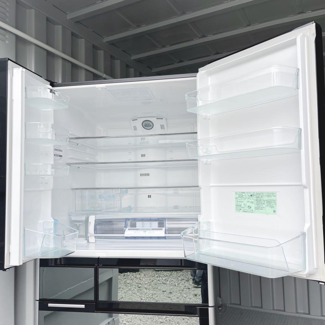 取付無料！日立真空チルド搭載最高性能おしゃれインテリアミラー大容量冷蔵庫！洗濯機