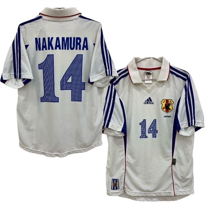 99-00 日本代表　中村俊輔　アディダスオフィシャル　アウェイユニフォーム