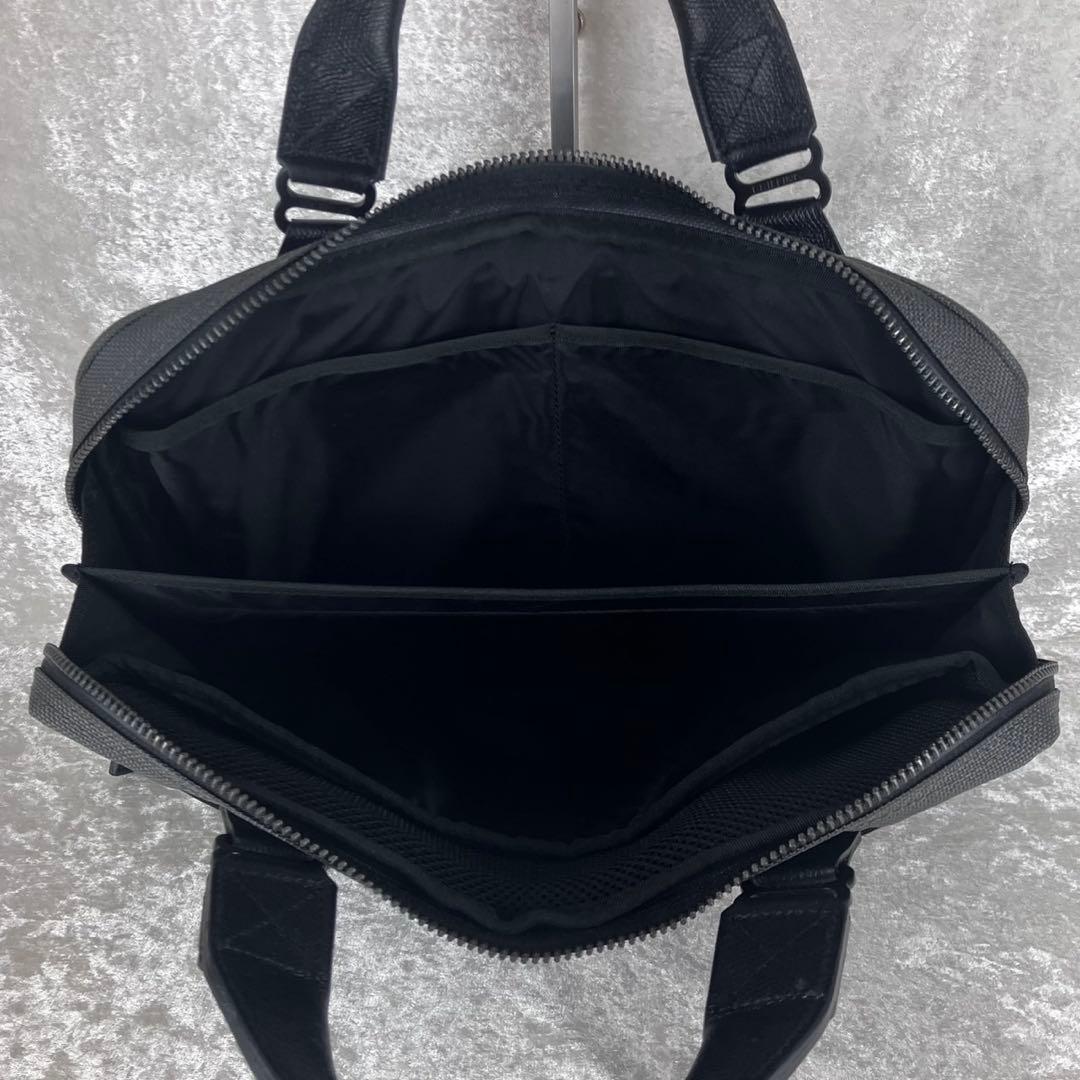 現行 未使用級 ブリーフィング フュージョン ワンウェイ ブリーフケース グレー