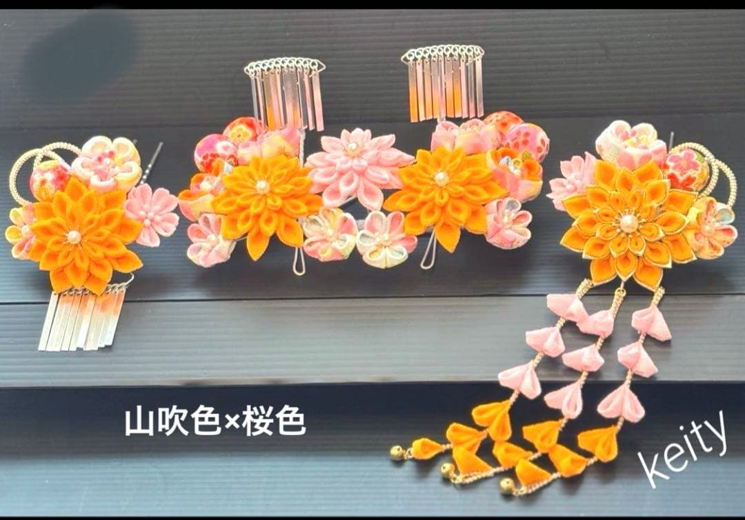 tmm♡Leaさま専用 七五三髪飾りセット 7-35