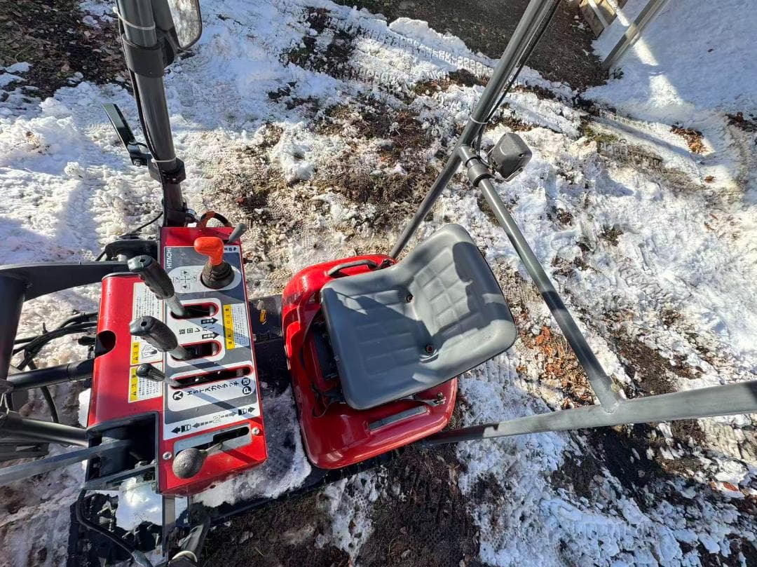HITACHI クローラー除雪機 ML40 赤フォークリフト長野県白馬村引取限定