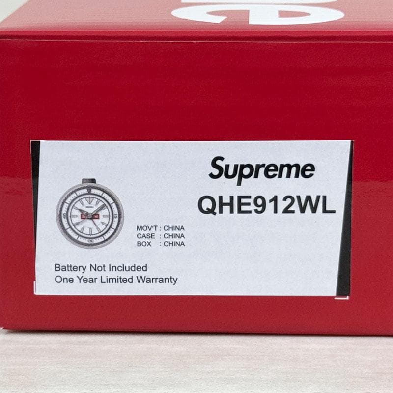 Supreme×Seiko　25SS マイ アラーム クロック　目覚まし時計