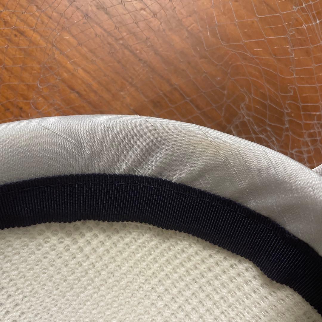 マキシン maximトークハット カクテルハット フォーマル グレー