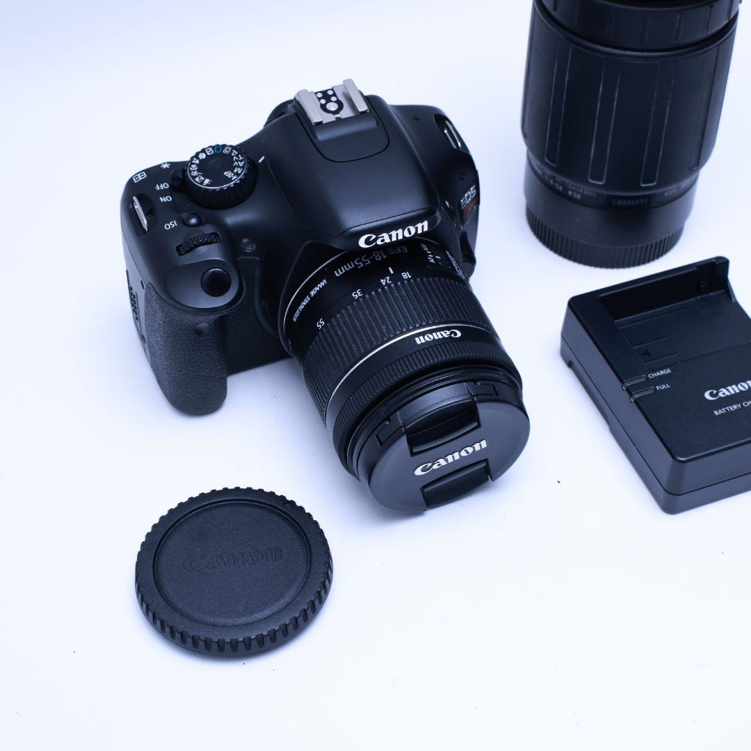 スマホ転送可 Canon Kiss X4 一眼レフデジタルカメラ レンズ2本等付
