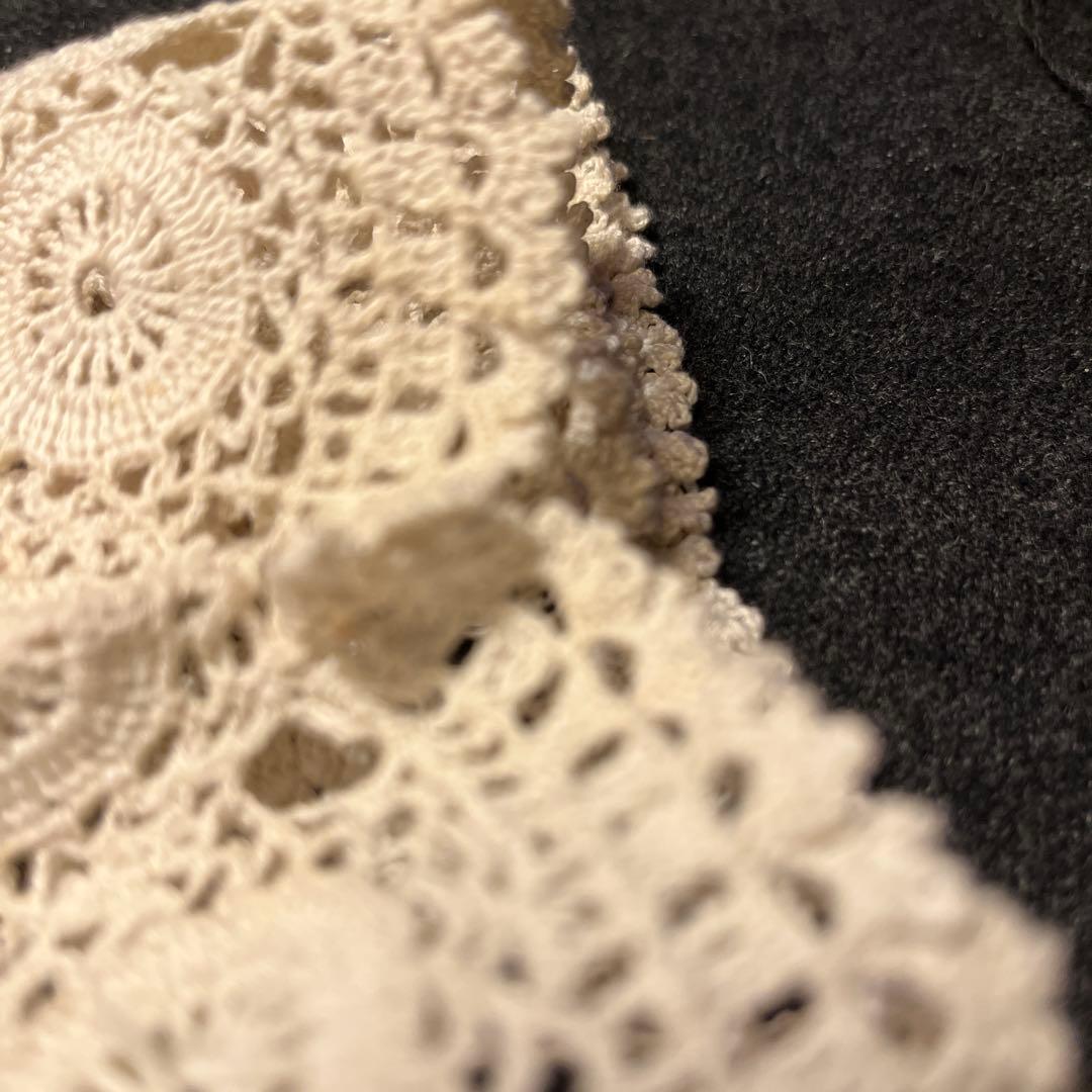 ヨーロピアン　ヴィンテージ　クロシェ　プラストロン(胸もと飾り) 手芸サンプル