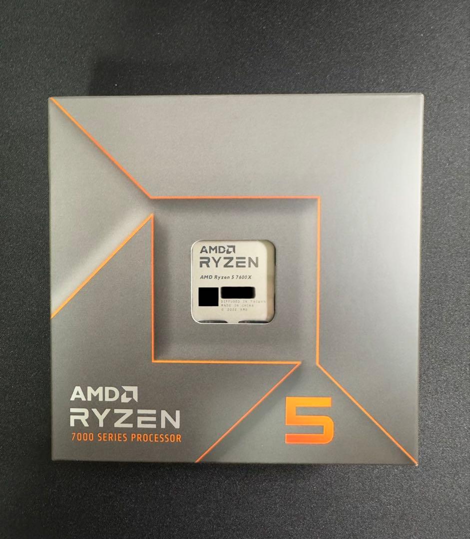 【1/24動作確認済AMD Ryzen5 7600X BOX(AM5) 【美品】