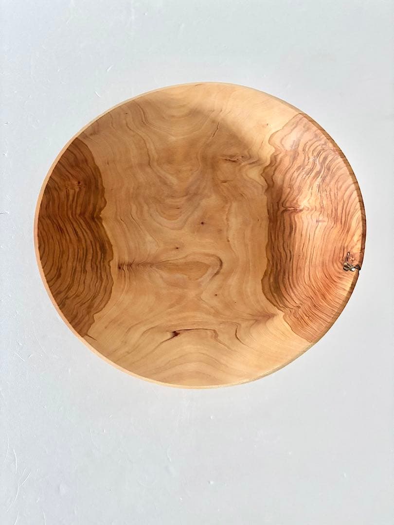 【美品】須田二郎　木のボウル　33cm