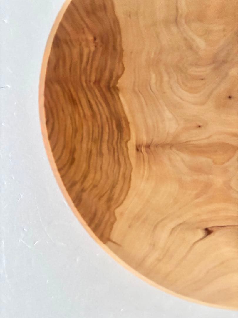 【美品】須田二郎　木のボウル　33cm