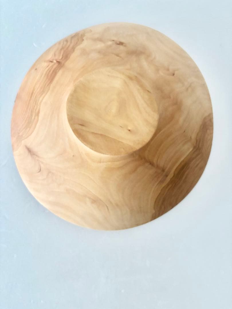 【美品】須田二郎　木のボウル　33cm