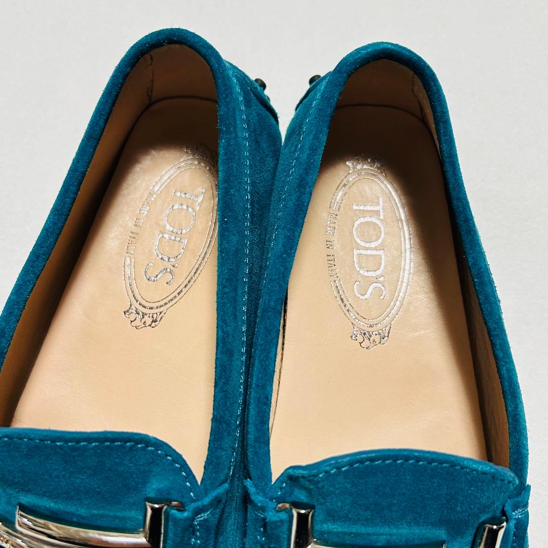 TOD'S トッズ ゴンミーニ スウェード ドライビングシューズ 23cm