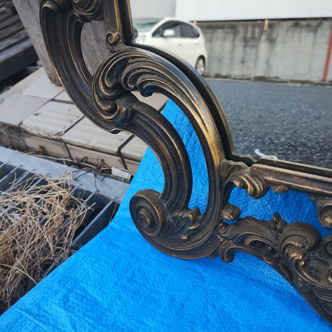 バロック様式 古い大きな鏡