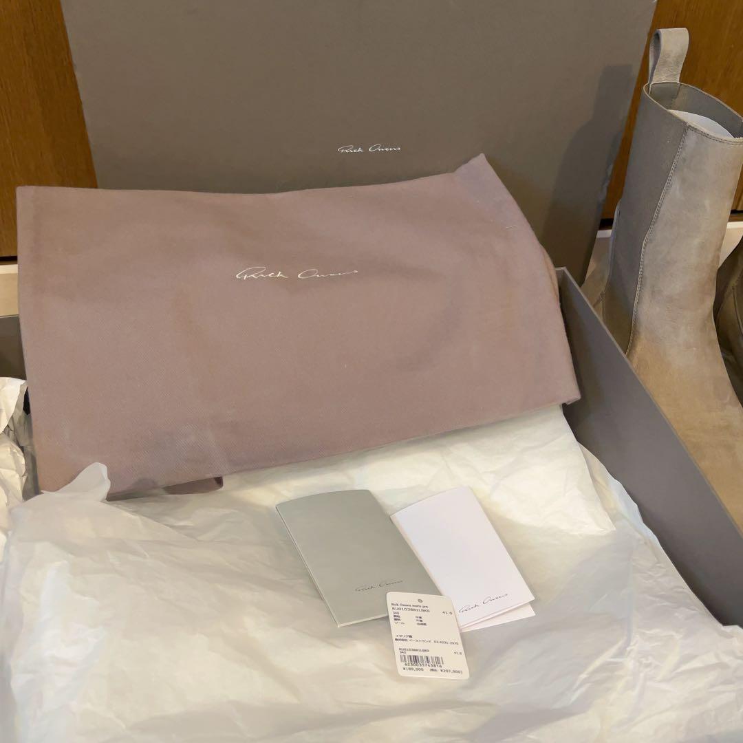 靴 Rick Owens BEATLE BOZO TRACTOR DUST 41