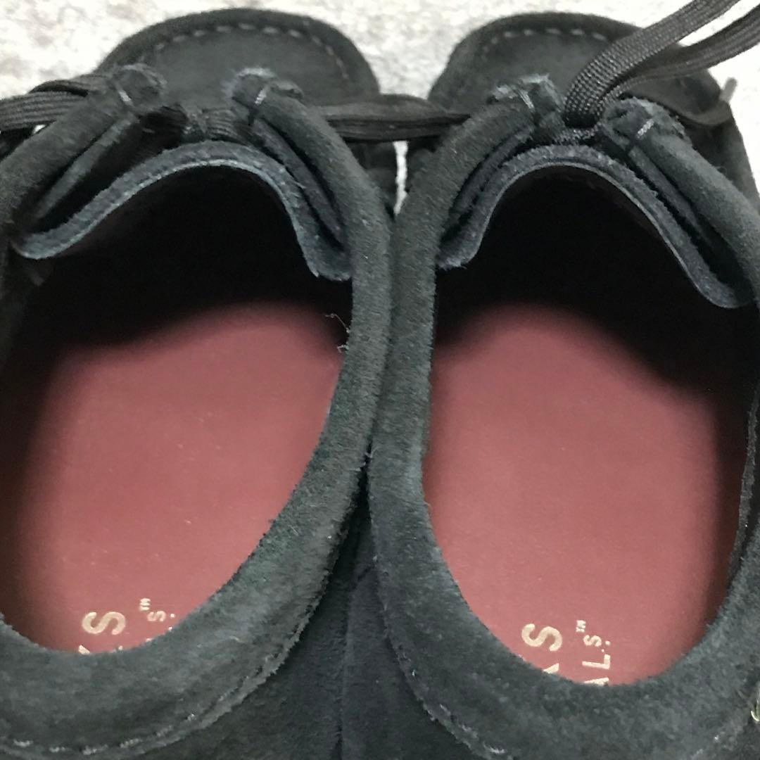 【美品】クラークス ワラビーブーツ 黒 GTX ゴアテックス vibramソール