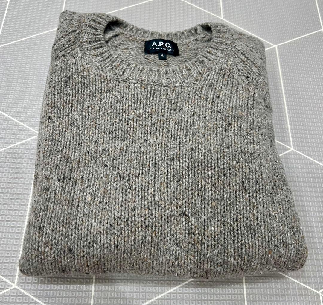 美品 A.P.C. メンズ クルーネックニット Mサイズ