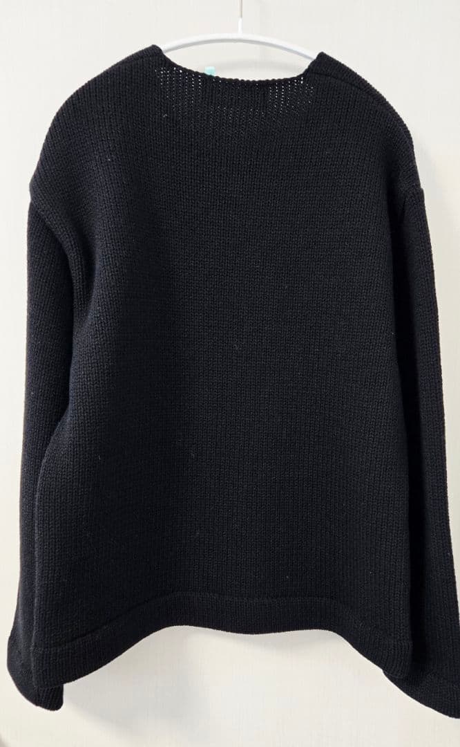 【AD1997】コムデギャルソンオム ケーブル編ヘビーニット 濃紺