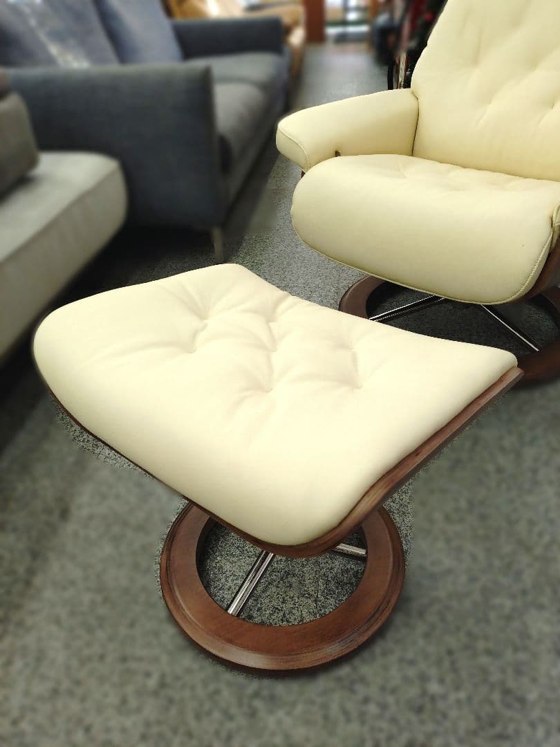 リクライニングチェア オリオ オットマン付き 本体360度回転