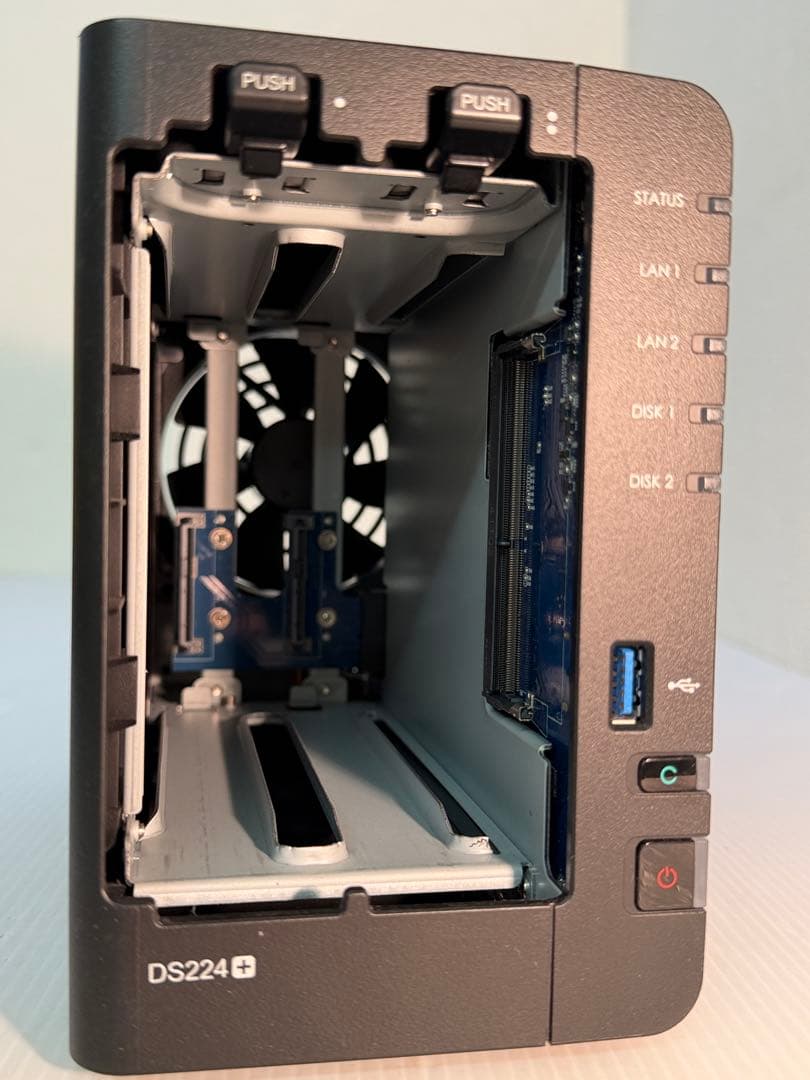 Synology NASキット 2ベイ DS224+/G ガイドブック付