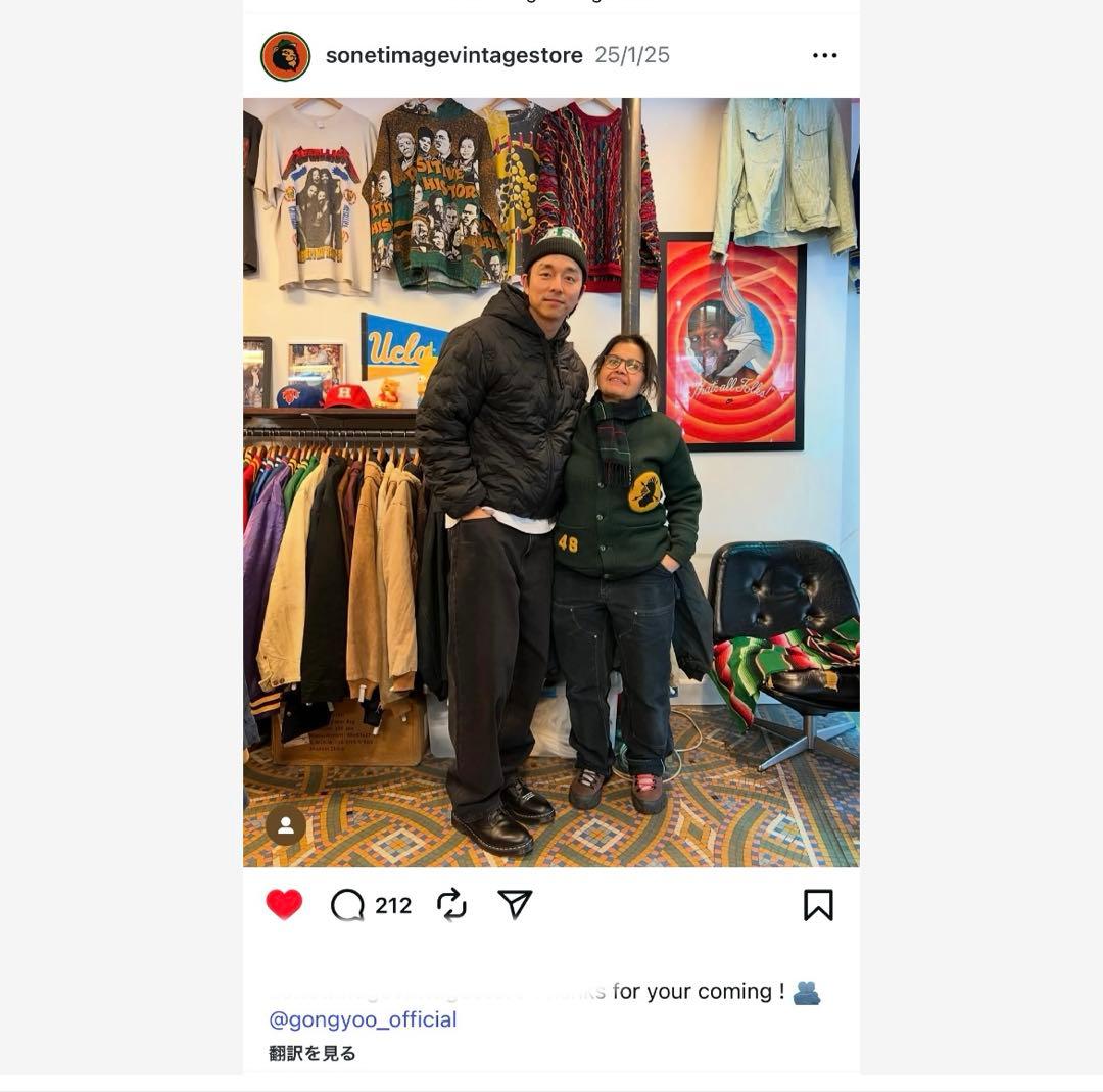 vintage - REDSKINS レザー スタジャン