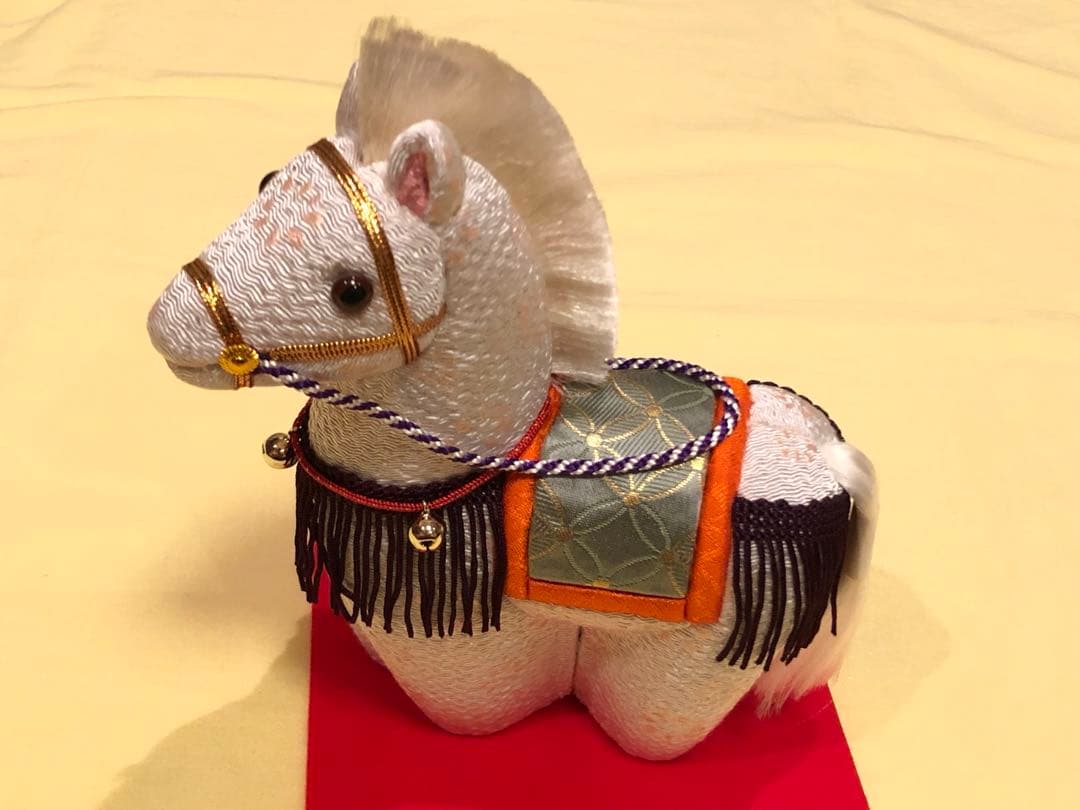 新年　日本製　午　馬　干支　うま　置物　木目込人形　正月