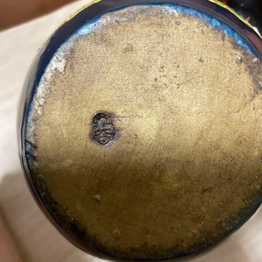 ■九谷 玉乗り獅子/九谷焼 玉獅子 判　九谷 獅子 赤獅子 古董縁起物 置物