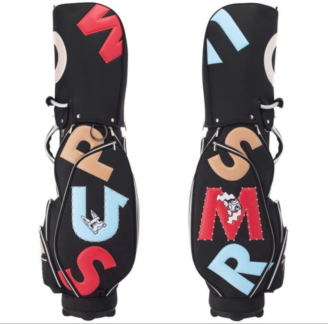MU SPORTS ブラック ゴルフバッグ　9.5型