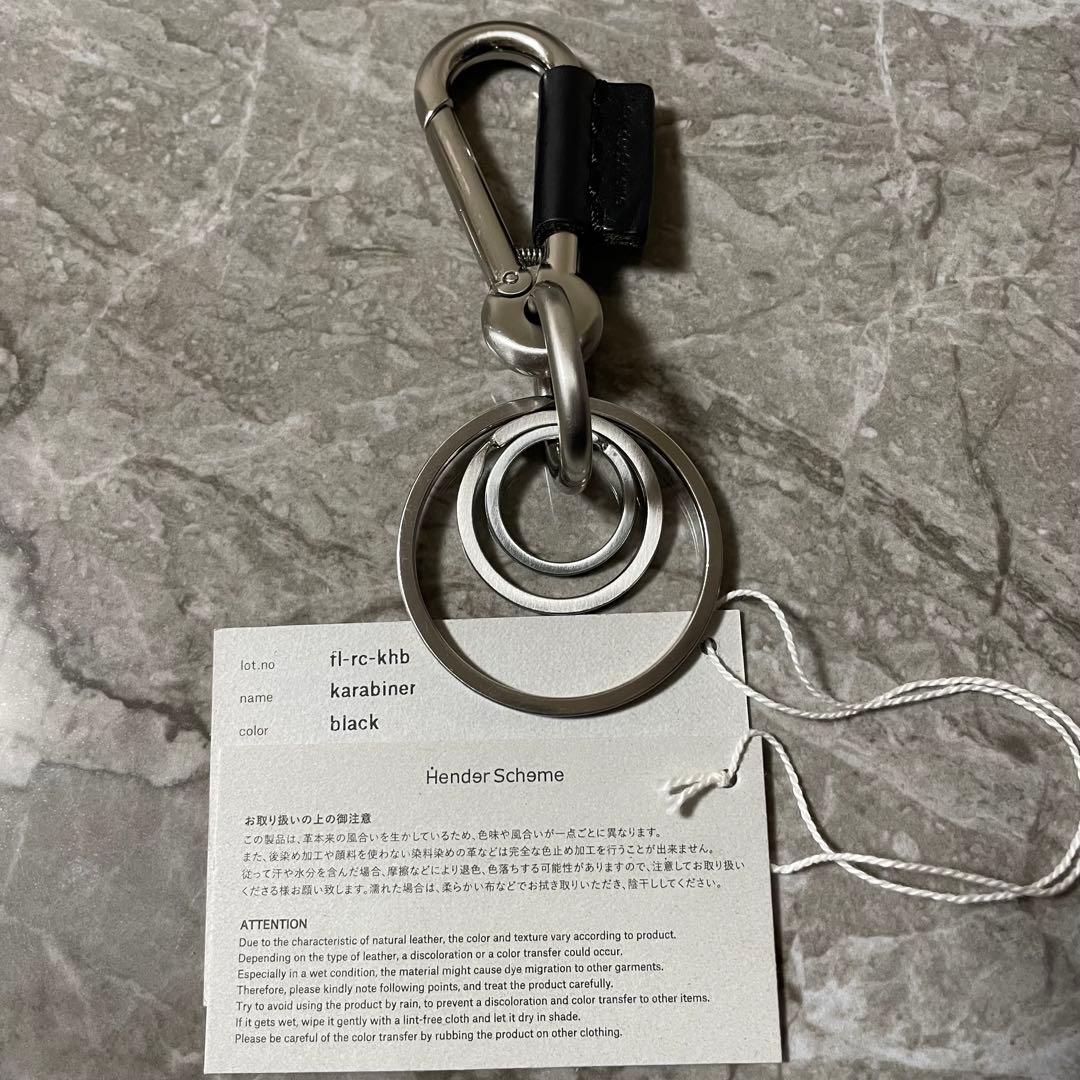 Hender Scheme カラビナ キーホルダー ブラック
