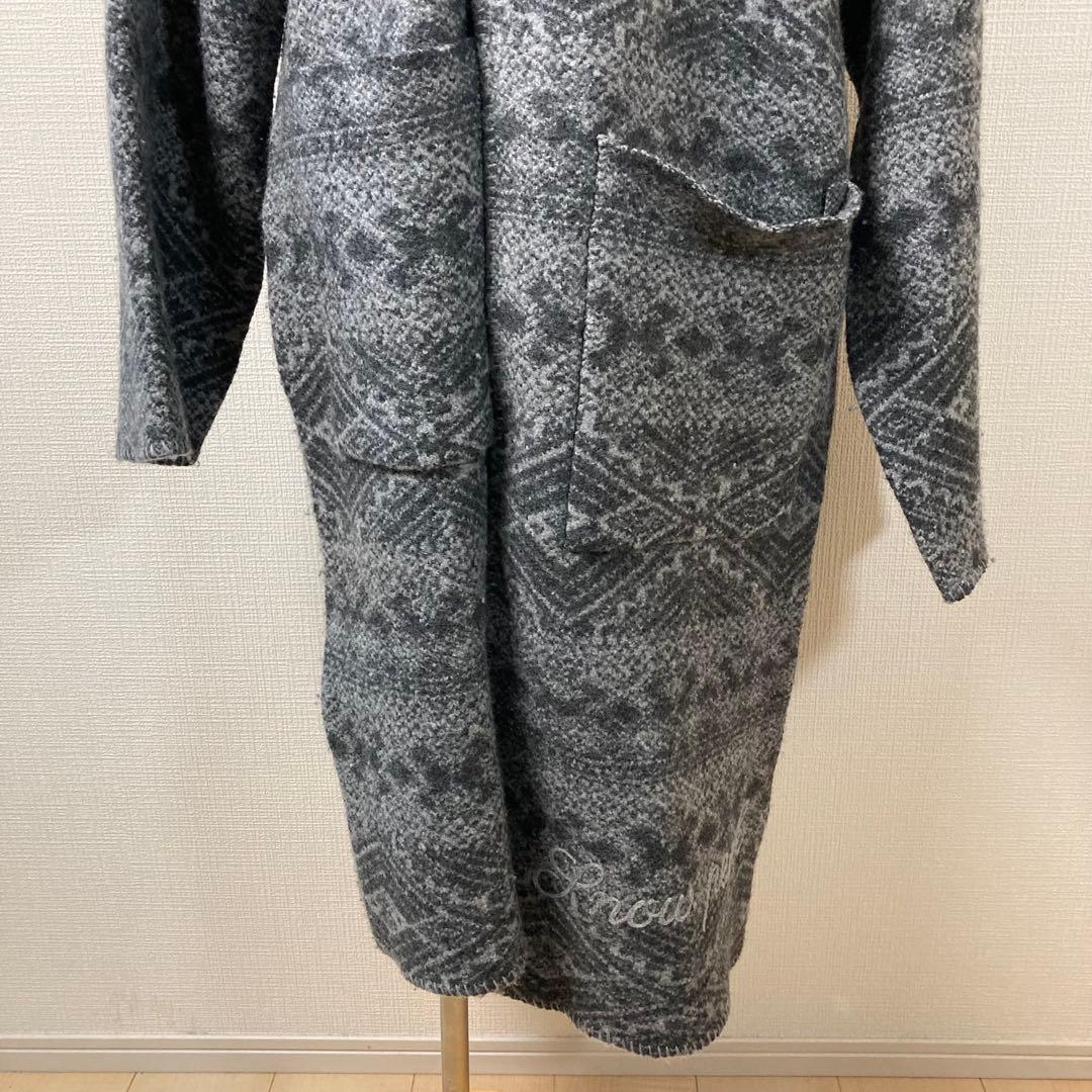 561 Wool Blanket Coat Grey  peak ウール
