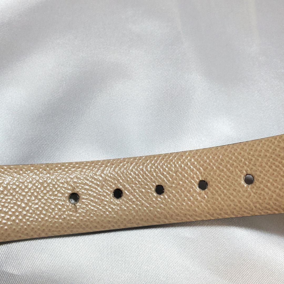 【美品】フェラガモ リバーシブル ベルトレザー 黒/ベージュk-030